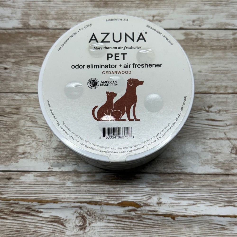 Azuna Pet Odor Eliminator Air Freshener 8oz Cedarwood AKC Made in USA